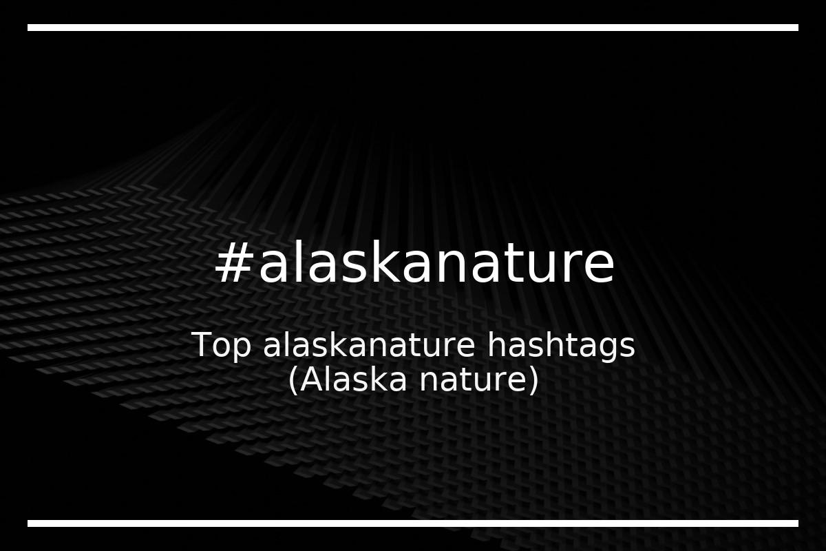 Best Alaska nature Hashtag for social media like Instagram, Youtube, Twitter, Pinterest, TikTok, Facebook (#alaskanature) Best Alaska nature Hashtag for social media like Instagram, Youtube, Twitter, Pinterest, TikTok, Facebook (#alaskanature)